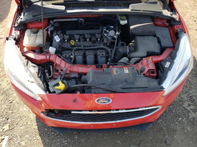 1FADP3F22HL296551 - 2017 FORD FOCUS SE RED photo 11