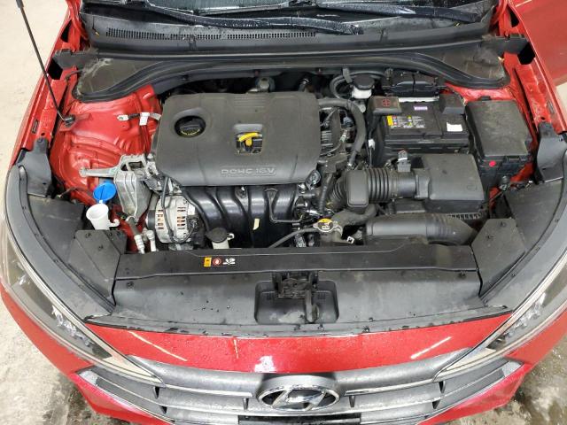 5NPD84LF3LH541245 - 2020 HYUNDAI ELANTRA SEL RED photo 11