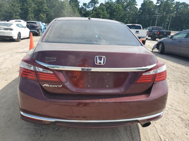 1HGCR2F80HA291117 - 2017 HONDA ACCORD EXL 红色 照片 6