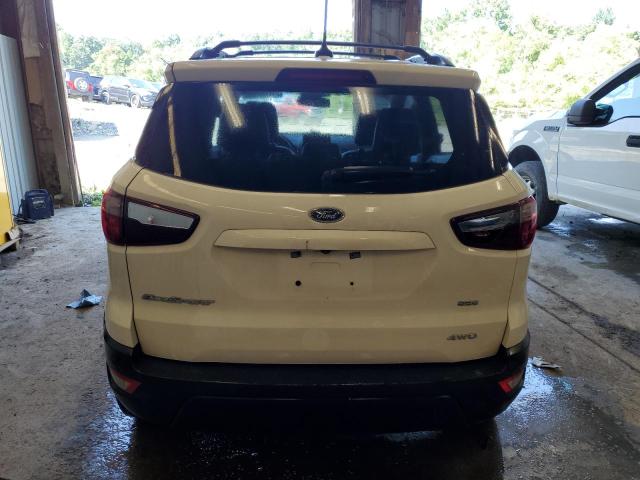 MAJ6P1CL6JC234411 - 2018 FORD ECOSPORT SES Weiß Foto 6