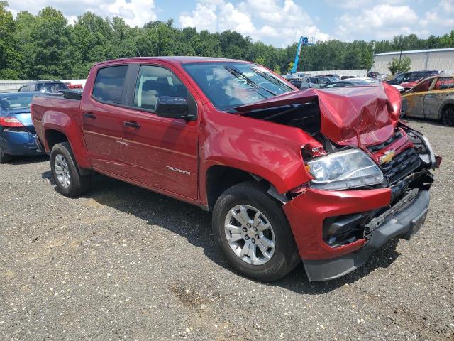 1GCGSCEN5M1141306 - 2021 CHEVROLET COLORADO LT RED photo 4