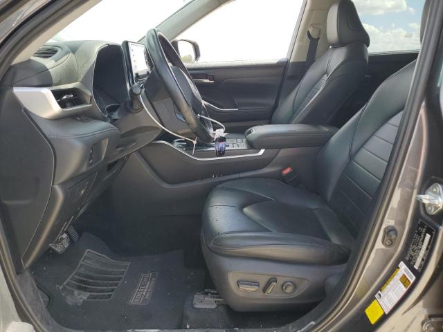 5TDGZRBHXLS016980 - 2020 TOYOTA HIGHLANDER XLE ნაცრისფერი ფოტო 7