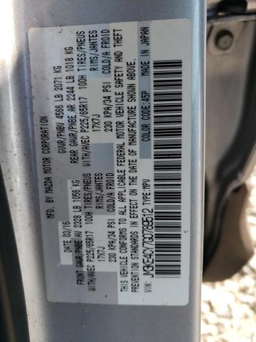 JM3KE4CY7G0789512 - 2016 MAZDA CX-5 TOURING SILVER photo 13