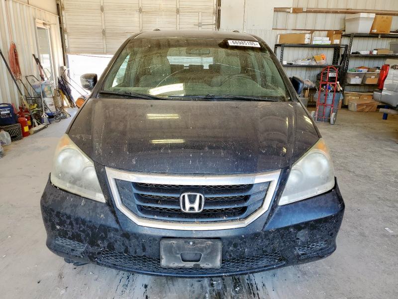 5FNRL3H56AB031952 - 2010 HONDA ODYSSEY EX BLUE photo 5