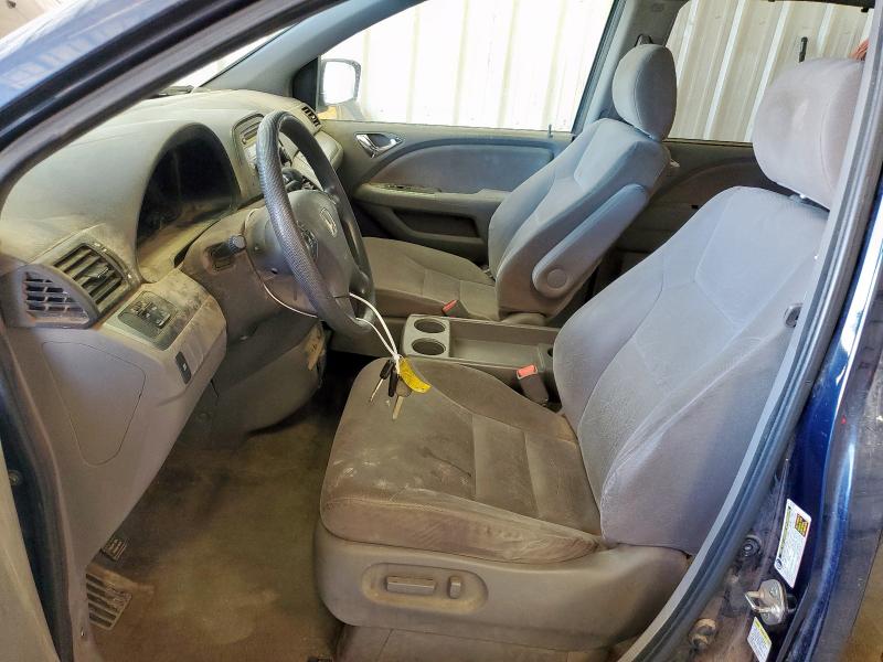 5FNRL3H56AB031952 - 2010 HONDA ODYSSEY EX BLUE photo 7