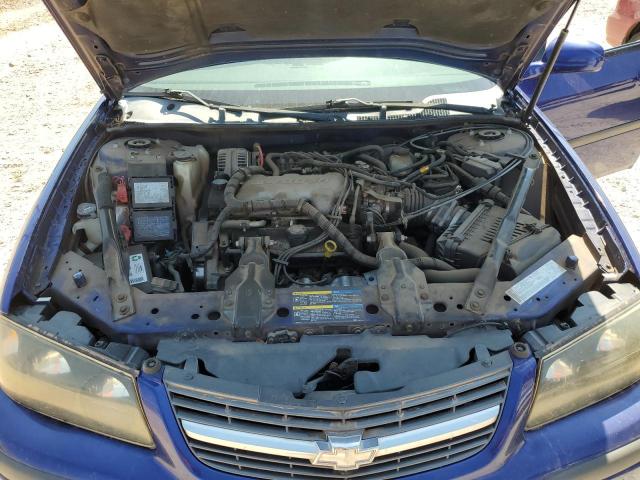 2G1WF52E859366163 - 2005 CHEVROLET IMPALA BLUE photo 11