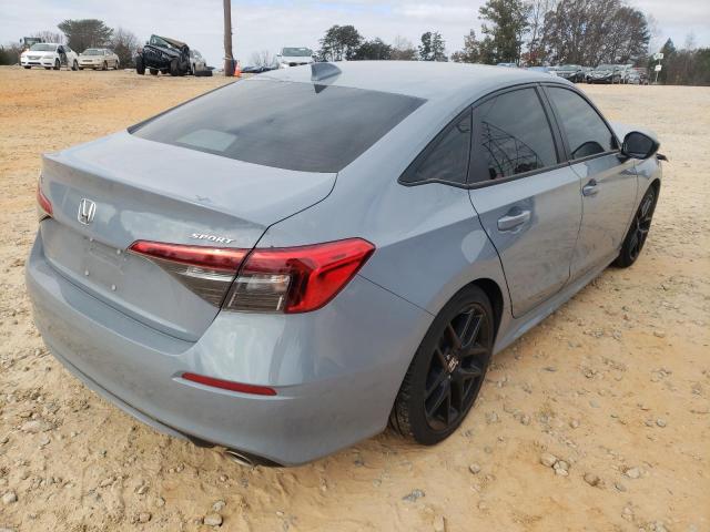 2HGFE2F59NH519563 - 2022 HONDA CIVIC SPORT 灰色 照片 4