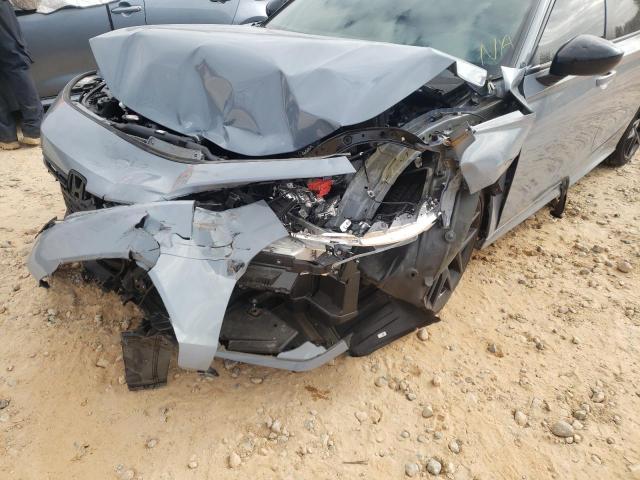 2HGFE2F59NH519563 - 2022 HONDA CIVIC SPORT 灰色 照片 9