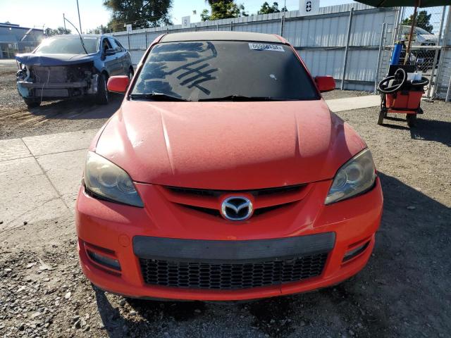 JM1BK34M271668601 - 2007 MAZDA SPEED 3 RED photo 5