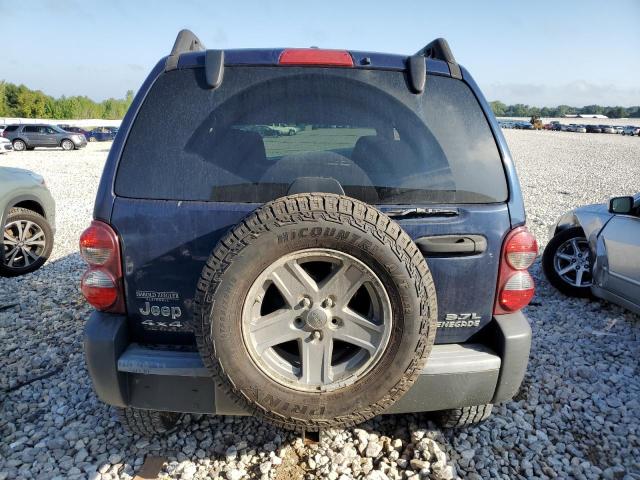 1J4GL38K16W182126 - 2006 JEEP LIBERTY RENEGADE BLUE photo 6