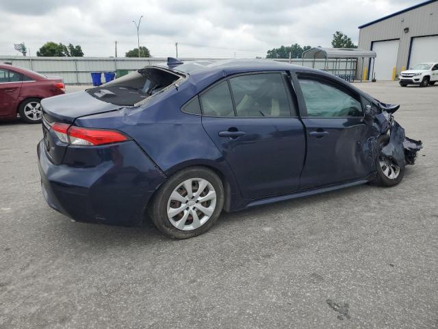 JTDEPRAE1LJ057144 - 2020 TOYOTA COROLLA LE BLUE photo 3