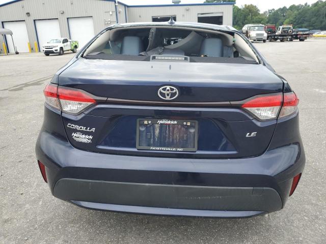 JTDEPRAE1LJ057144 - 2020 TOYOTA COROLLA LE BLUE photo 6