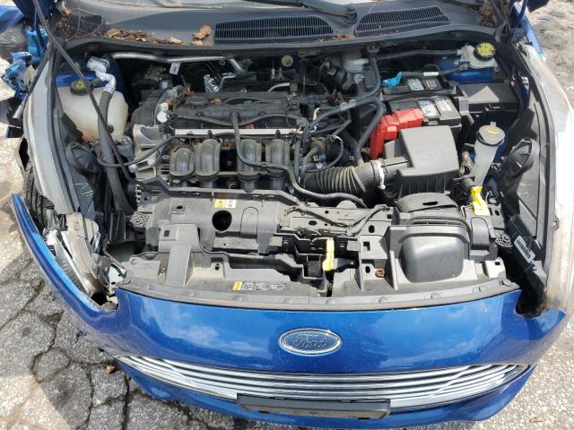 3FADP4EJ3JM121373 - 2018 FORD FIESTA SE BLUE photo 11