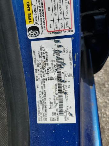 3FADP4EJ3JM121373 - 2018 FORD FIESTA SE BLUE photo 12