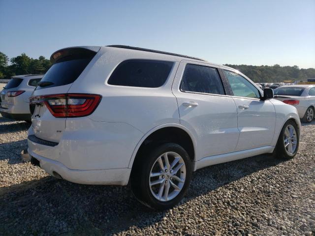 1C4RDJDG9PC579409 - 2023 DODGE DURANGO GT WHITE photo 3