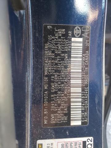 2T1KR30E45C551895 - 2005 TOYOTA COROLLA MA XR BLUE photo 12