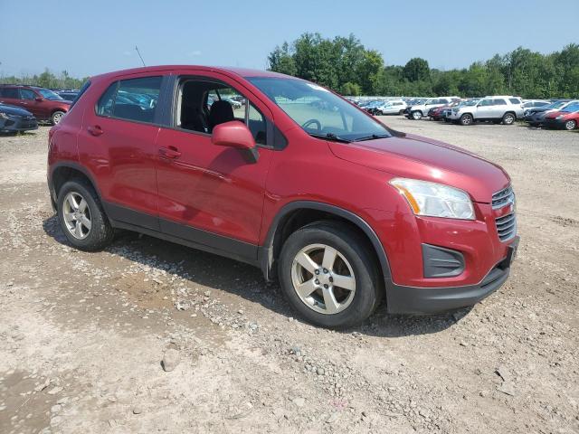 KL7CJPSB1FB262346 - 2015 CHEVROLET TRAX 1LS BURGUNDY photo 4