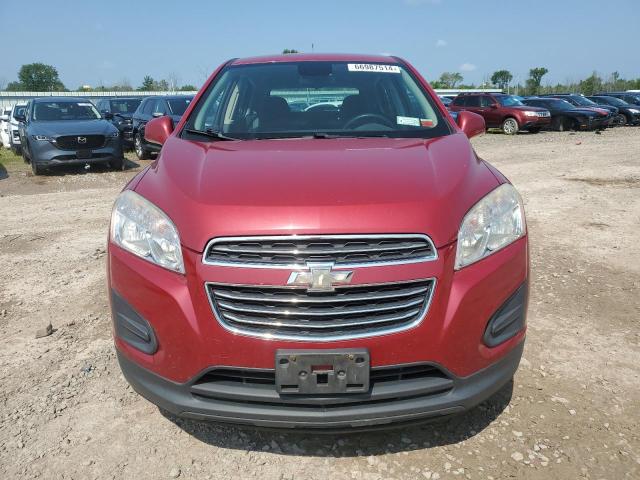 KL7CJPSB1FB262346 - 2015 CHEVROLET TRAX 1LS BURGUNDY photo 5