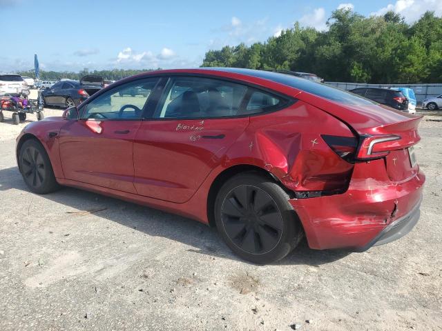 5YJ3E1EA0RF730091 - 2024 TESLA MODEL 3 Qırmızı foto 2