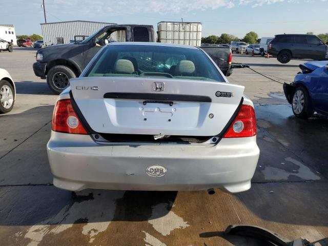 1HGEM21135L008212 - 2005 HONDA CIVIC DX VP SILVER photo 6