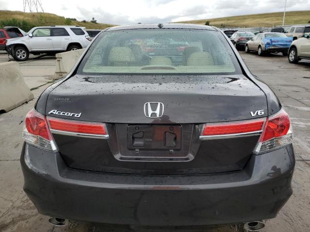 1HGCP3F81BA015029 - 2011 HONDA ACCORD EXL BROWN photo 6