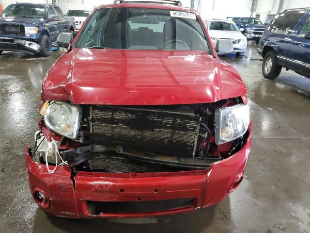 1FMCU9DG6AKB76176 - 2010 FORD ESCAPE XLT RED photo 5