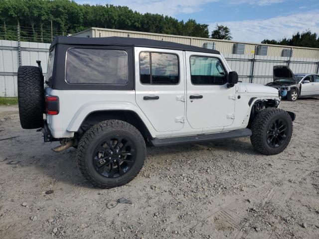 1C4JJXP65MW871869 - 2021 JEEP WRANGLER U SAHARA 4XE WHITE photo 3