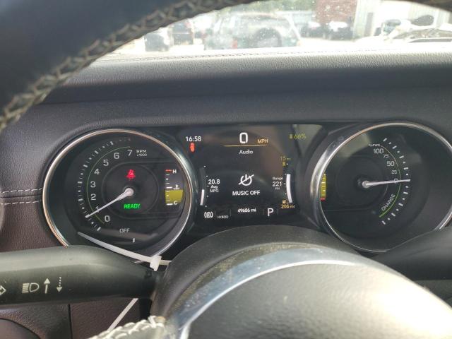 1C4JJXP65MW871869 - 2021 JEEP WRANGLER U SAHARA 4XE WHITE photo 9