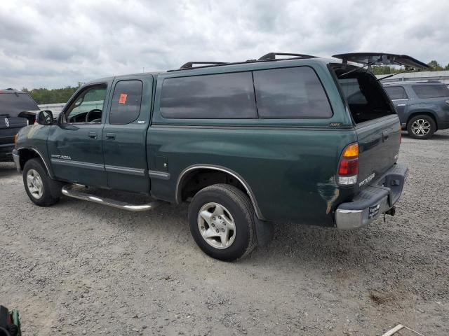 5TBBN44102S235656 - 2002 TOYOTA TUNDRA ACCESS CAB SR5 GREEN photo 2