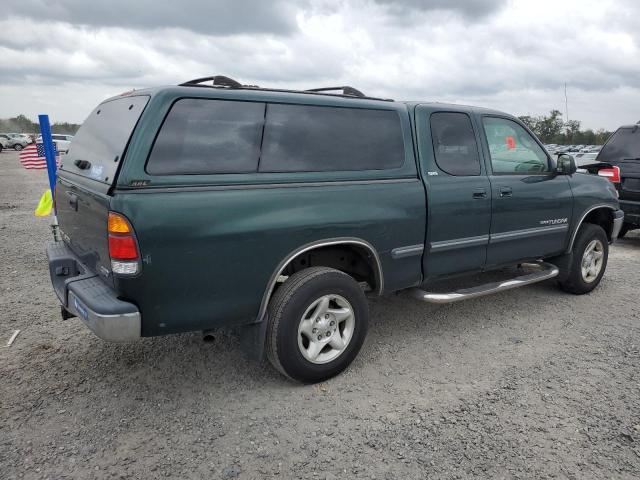5TBBN44102S235656 - 2002 TOYOTA TUNDRA ACCESS CAB SR5 GREEN photo 3