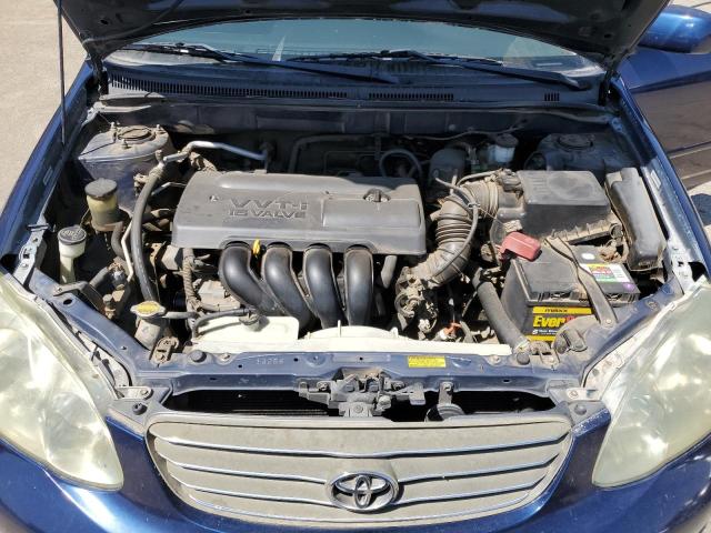 1NXBR32E54Z327092 - 2004 TOYOTA COROLLA CE BLUE photo 11