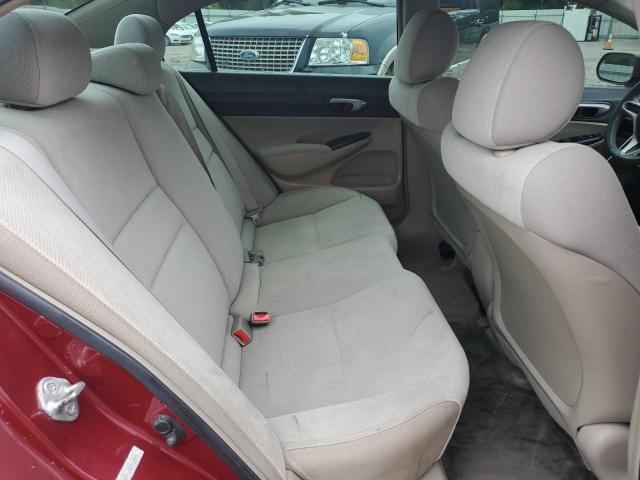 2HGFA16539H364844 - 2009 HONDA CIVIC LX MAROON photo 10