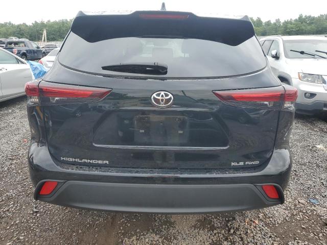 5TDKDRBH8RS538346 - 2024 TOYOTA HIGHLANDER LE BLACK photo 6