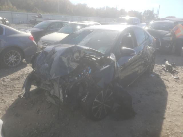 2T1BURHE1JC988964 - 2018 TOYOTA COROLLA L BLACK photo 4