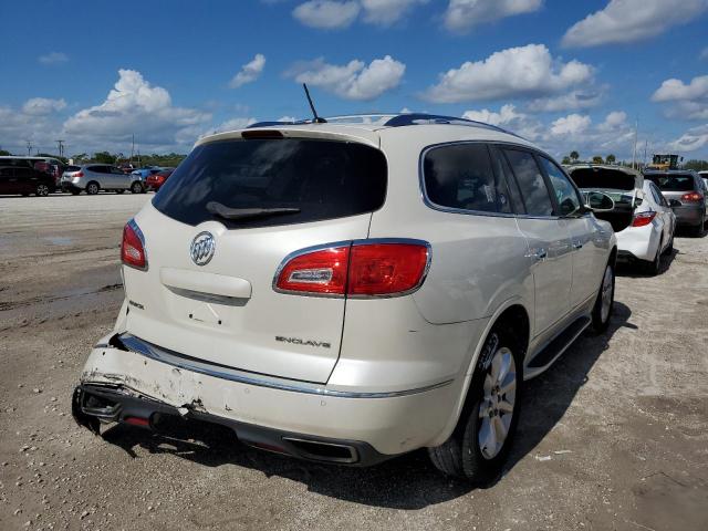 5GAKRDKDXDJ235500 - 2013 BUICK ENCLAVE WHITE photo 4