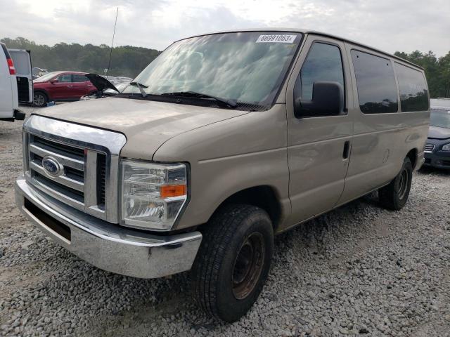 1FBNE3BL3CDA89841 - 2012 FORD ECONOLINE E350 SUPER DUTY WAGON TAN photo 1