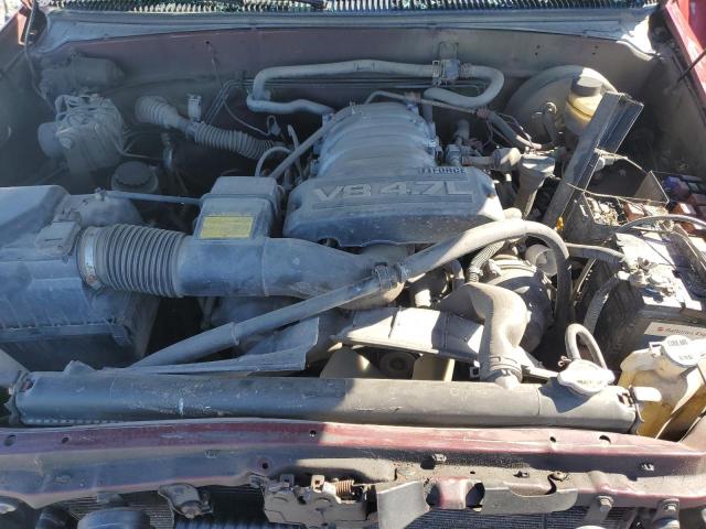 5TBBT44163S369871 - 2003 TOYOTA TUNDRA ACCESS CAB SR5 RED photo 11