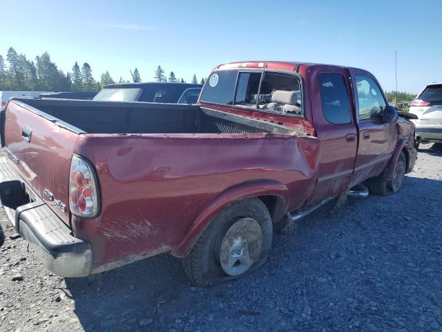 5TBBT44163S369871 - 2003 TOYOTA TUNDRA ACCESS CAB SR5 RED photo 3