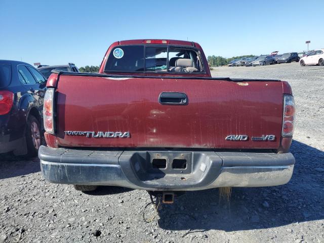 5TBBT44163S369871 - 2003 TOYOTA TUNDRA ACCESS CAB SR5 RED photo 6
