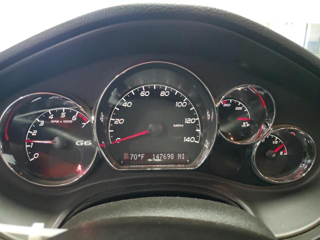 1G2ZA5EK6A4133078 - 2010 PONTIAC G6 WHITE photo 9