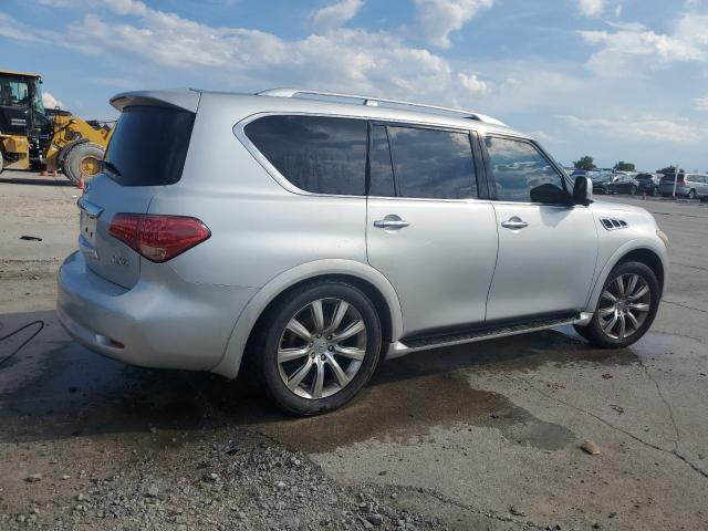 JN8AZ2NF7B9502395 - 2011 INFINITI QX56 SILVER photo 3