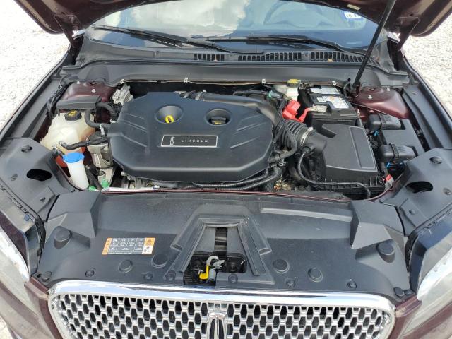 3LN6L5F96HR654416 - 2017 LINCOLN MKZ RESERVE იასამნისფერი ფოტო 11