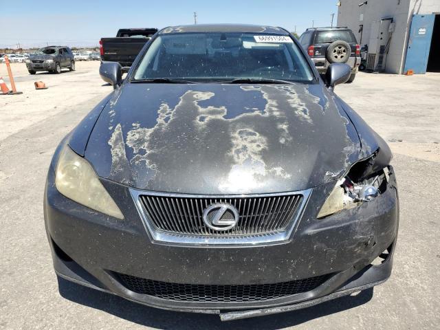 JTHBK262285064898 - 2008 LEXUS IS 250 GRAY photo 5