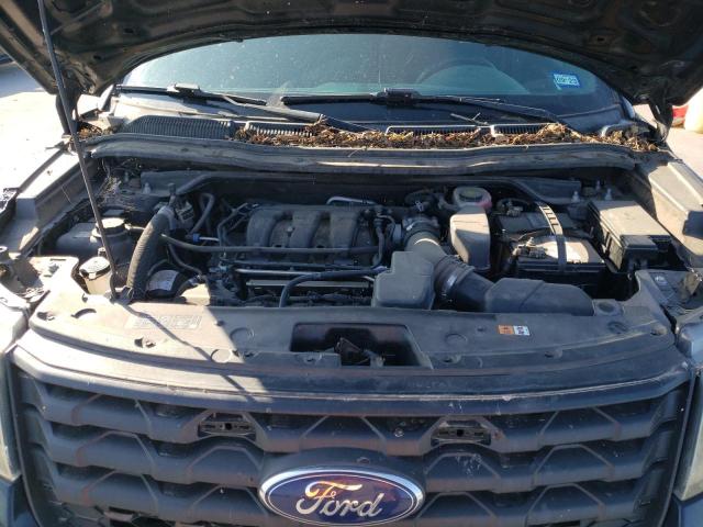 1FM5K8AR7GGB73720 - 2016 FORD EXPLORER POLICE INTERCEPTOR შავი ფოტო 12