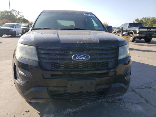 1FM5K8AR7GGB73720 - 2016 FORD EXPLORER POLICE INTERCEPTOR შავი ფოტო 5