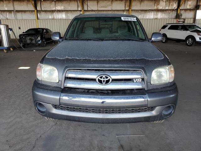5TBRT34176S481608 - 2006 TOYOTA TUNDRA ACCESS CAB SR5 GRAY photo 5