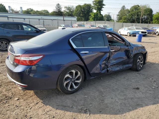 1HGCR3F81GA001147 - 2016 HONDA ACCORD EXL BLUE photo 3