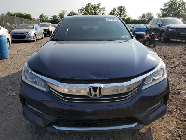 1HGCR3F81GA001147 - 2016 HONDA ACCORD EXL BLUE photo 5