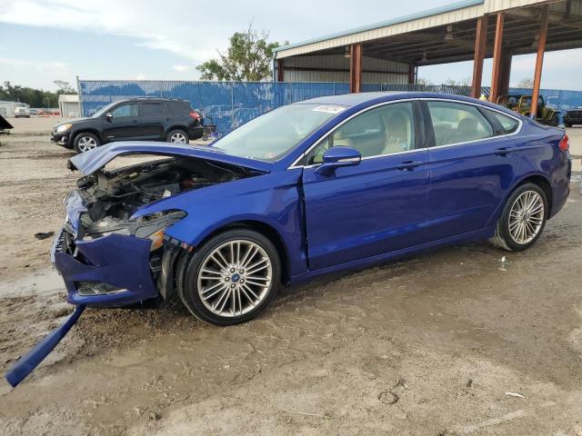 3FA6P0H94DR236395 - 2013 FORD FUSION SE BLUE photo 1