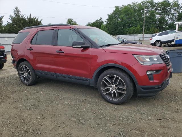 1FM5K8GT2KGB16448 - 2019 FORD EXPLORER SPORT Rouge photo 4